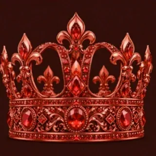 Ornate royal crown — Mate