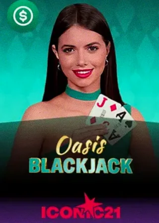 Oasis Blackjack live game cover