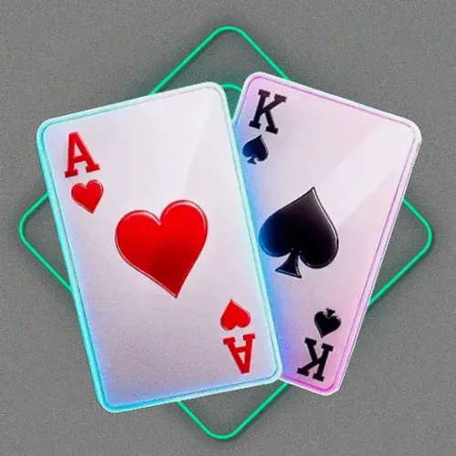 Ace and king playing cards