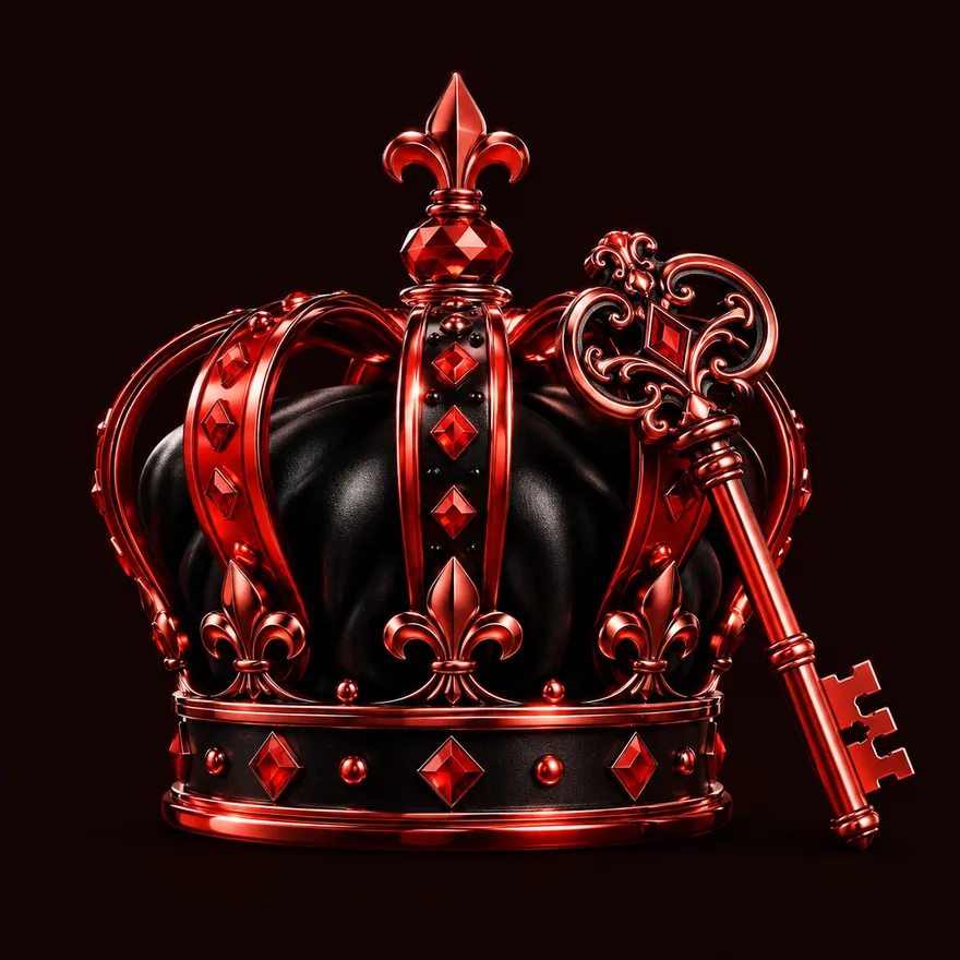 Royal crown and key — Mate
