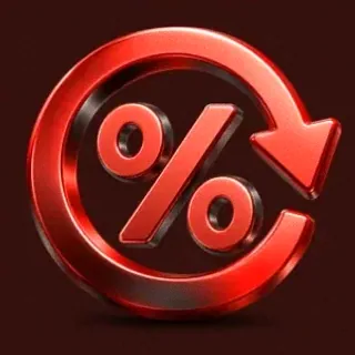 Gold percent symbol — Mate