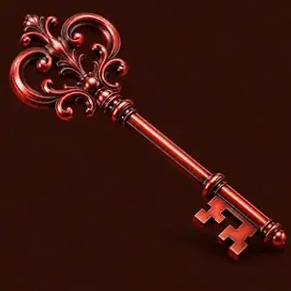 Ornate antique key — Mate